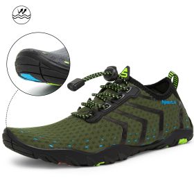 Light And Portable Beach Wading Shoes (Option: Green-46)